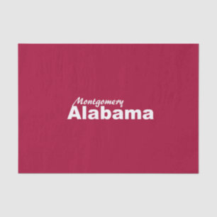 Seda Montgomery, Papel de tejidos de Alabama