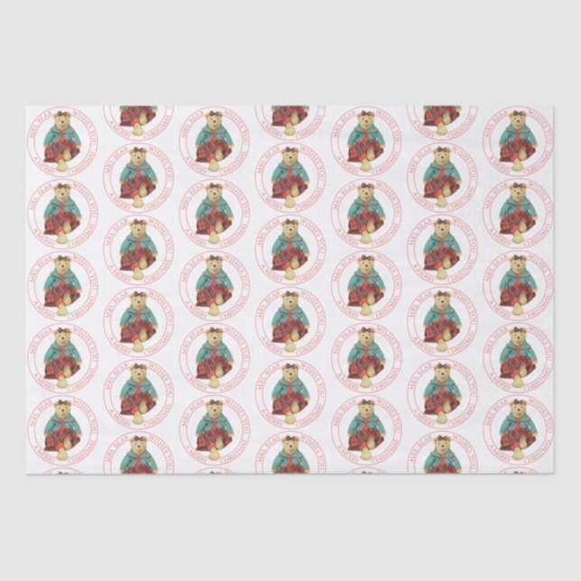 Seda MRS. Papel de discusión para Navidades de BEAR (Anverso)