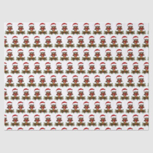 Seda Navidades Cutos De Bechuza En Papel De Tejido De R