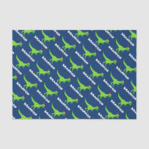 Navidades de niños tiñen papel con graciosos dinos