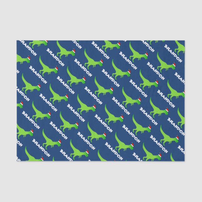 Seda Navidades de niños tiñen papel con graciosos dinos (Anverso)