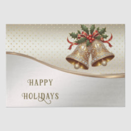 Seda Navidades de oro leen papel de tema de vacaciones