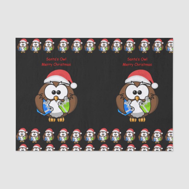 Seda Navidades de papel de tejido decorativo (Anverso)