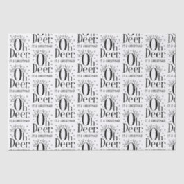 Seda Navidades de papel de tejidos deer ilustracion div