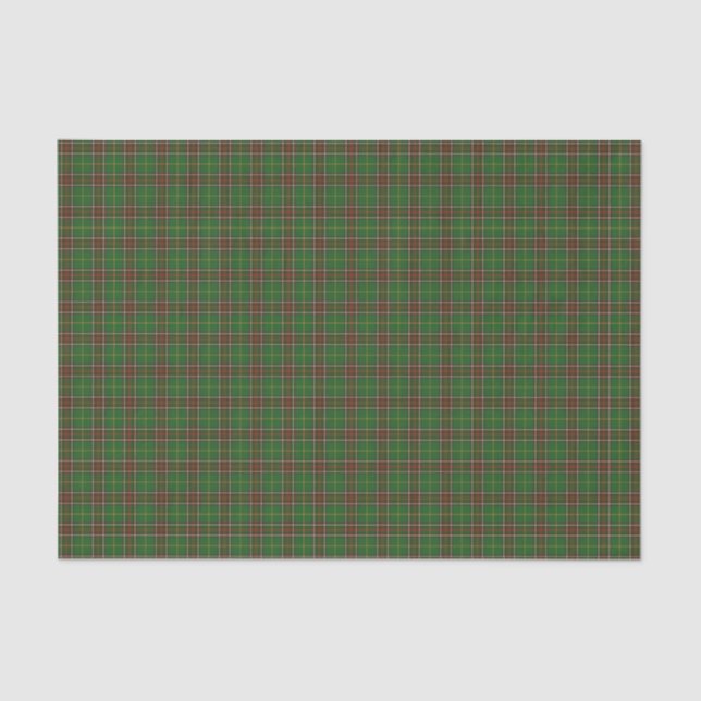 Seda Navidades de papel de tejidos Newfoundland tartan  (Anverso)