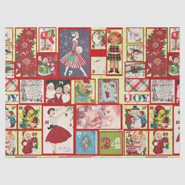 Seda navidades de papel tisular (Anverso)