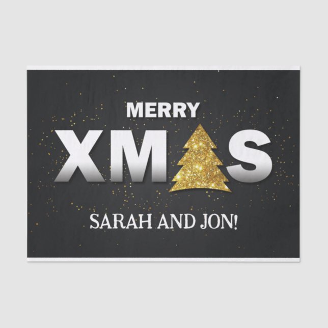 Seda Navidades papel de tejido mágico (Anverso)