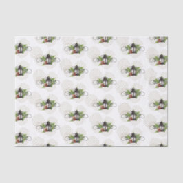 Seda Navidades rusos escenan papel de timbre de lintern