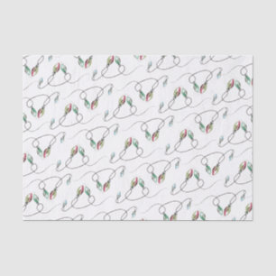 Seda Navidades tejen papel de papel hilo moderno de luc