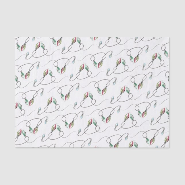 Seda Navidades tejen papel de papel hilo moderno de luc (Anverso)