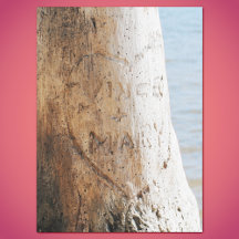 Nuestro amor tallado en un papel de árbol