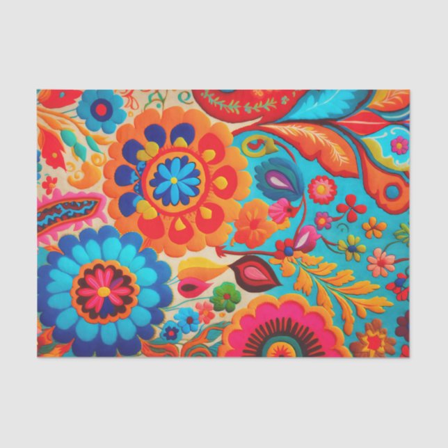 Seda NUEVA BOHEMIA 1 bello papel de desenlace vibrante (Anverso)