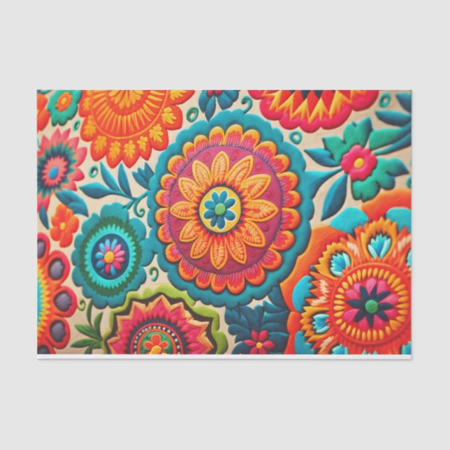 Seda NUEVA BOHEMIA 2 vibrante bello papel de desenlace (Anverso)