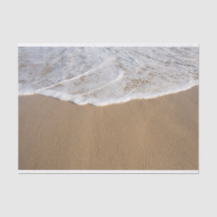 Seda Ocean Whitewash sobre papel de tejidos de playa