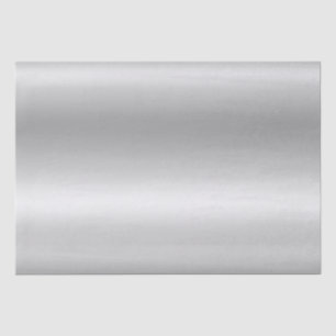 Seda Ombre de papel de aluminio gris plateado claro