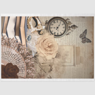 Seda Ópera de papel de té en la sala de vestir