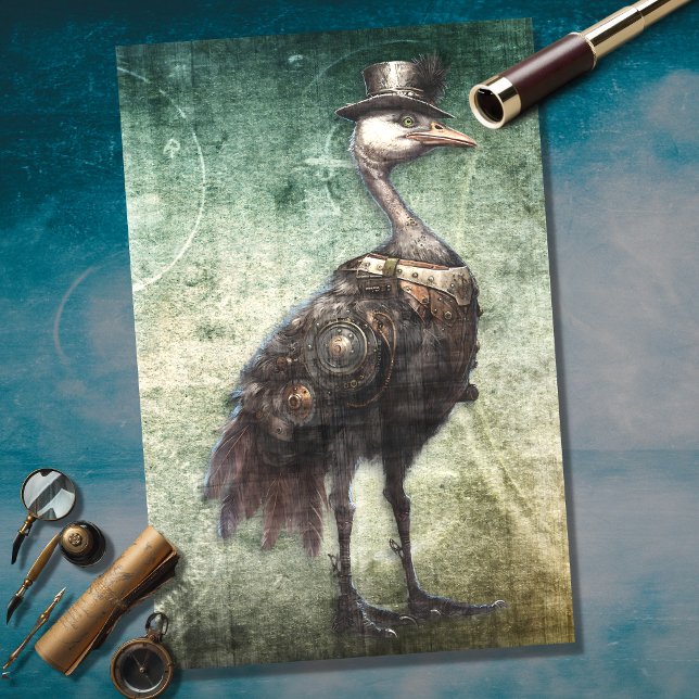 Seda Ostrich Steampunk 3 Papel de descodificación (Subido por el creador)