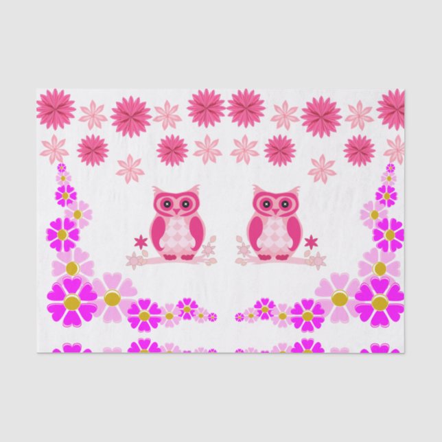 Seda Ovejas de papel de tejido decorativo (Anverso)