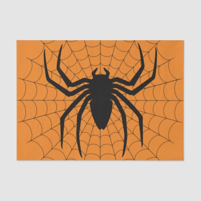 Seda Papel araña de halloween (Anverso)