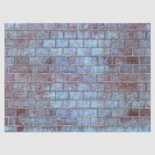 Seda papel azul de ladrillo grueso