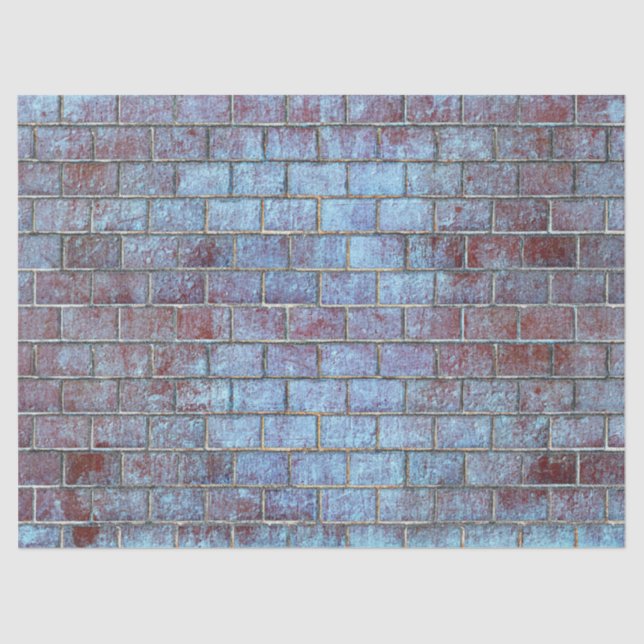 Seda papel azul de ladrillo grueso (Anverso)