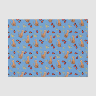Seda Papel azul del regalo del abrigo de Dreidel del