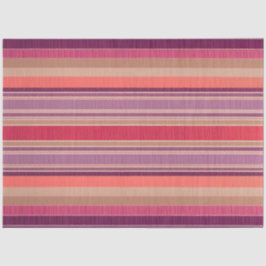 Seda Papel colorido a rayas de tejido artístico