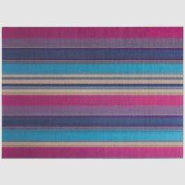 Seda Papel colorido a rayas de tejido artístico