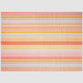 Seda Papel colorido a rayas de tejido artístico