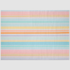 Seda Papel colorido a rayas de tejido artístico