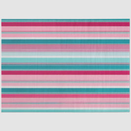 Seda Papel colorido a rayas de tejido artístico