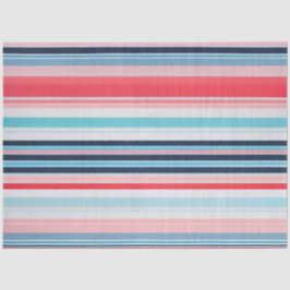 Seda Papel colorido a rayas de tejido artístico