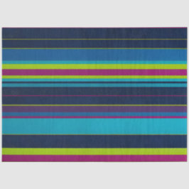 Seda Papel colorido a rayas de tejido artístico