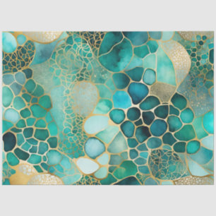 Seda Papel colorido abstracto en el tejido de la tinta