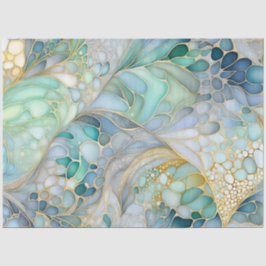 Seda Papel colorido abstracto en el tejido de la tinta