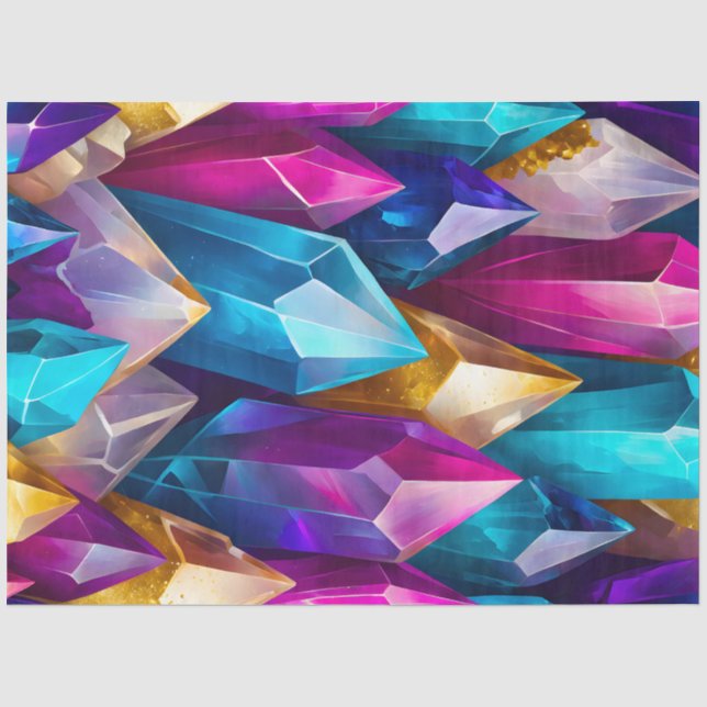 Seda Papel colorido de arte Crystal Rock (Anverso)
