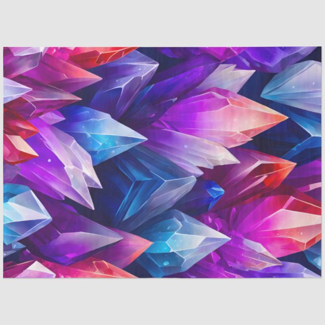 Seda Papel colorido de arte Crystal Rock (Anverso)