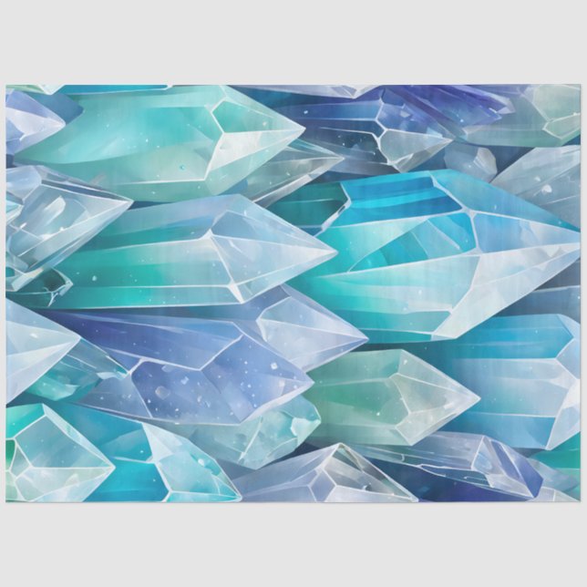 Seda Papel colorido de arte Crystal Rock (Anverso)