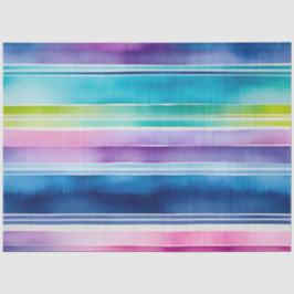 Seda Papel colorido de las bandas de color de agua