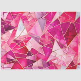 Seda Papel colorido de mosaico de vidrio