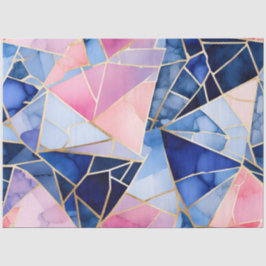 Seda Papel colorido de mosaico de vidrio