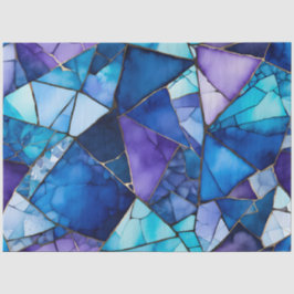 Seda Papel colorido de mosaico de vidrio