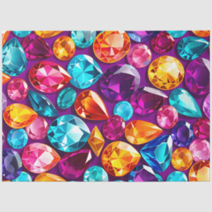 Seda Papel colorido del tejido artístico de las joyas