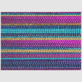 Seda Papel colorido del tejido del arte de la barba