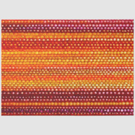 Seda Papel colorido del tejido del arte de la barba