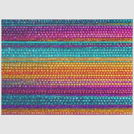 Seda Papel colorido del tejido del arte de la barba