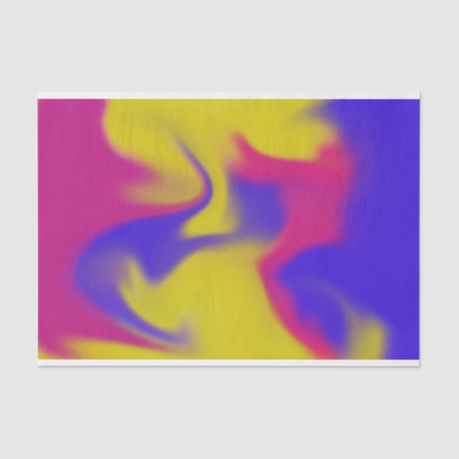 Seda Papel colorido para el tejido de los hongos (Anverso)