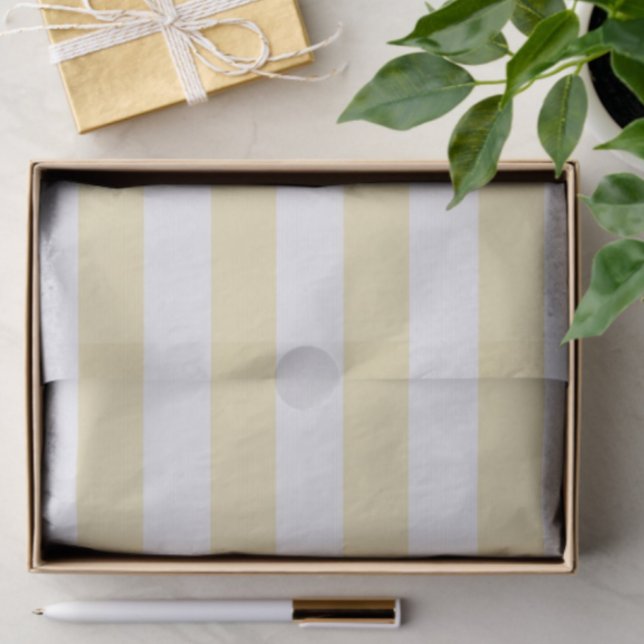 Seda Papel Craft de rayas blancas y amarillas alegres p (Gifting and crafting fun!)