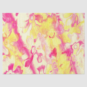 Seda Papel de 12 tejidos-florals-pintados con grises