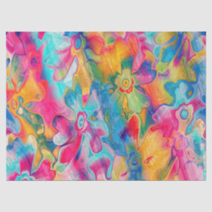 Seda Papel de 16 tejidos-florals-pintados con grises